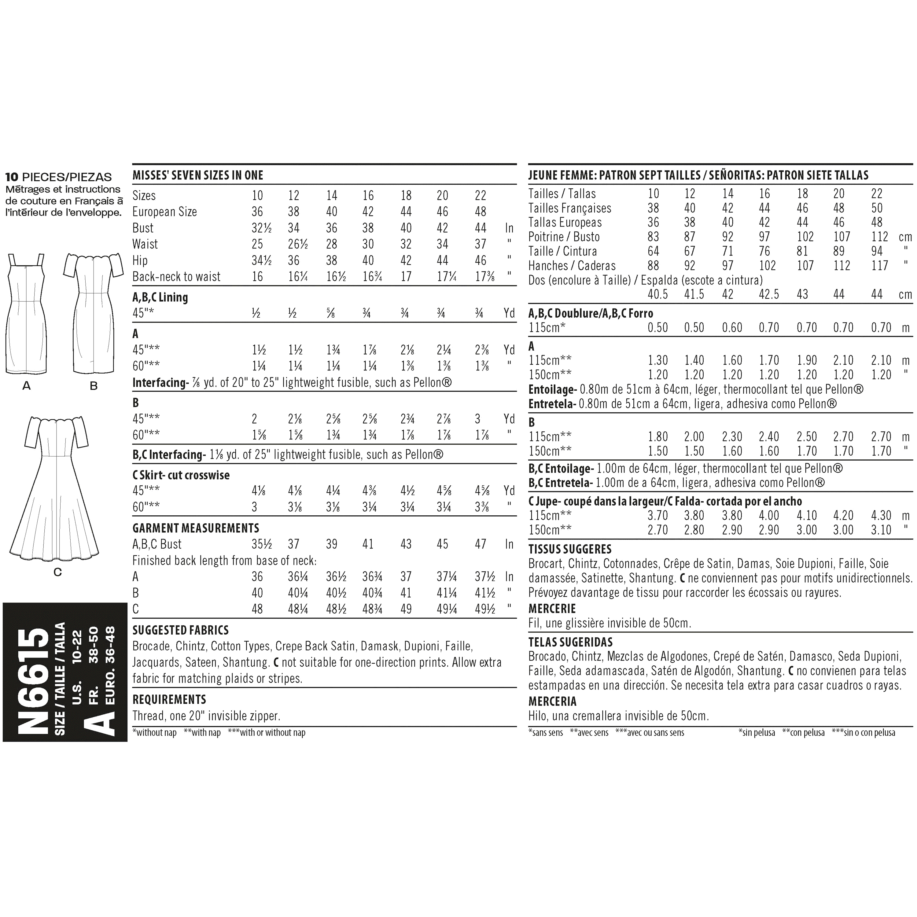 New Look Dress N6615 - Image 8