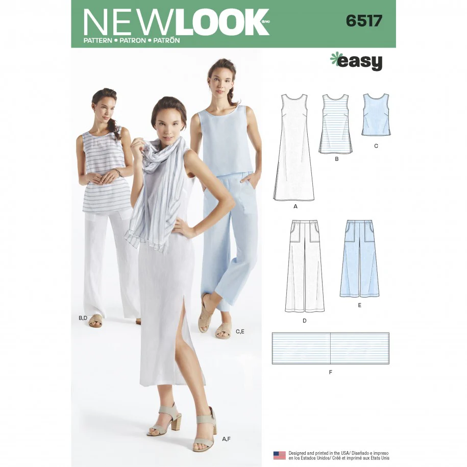 New Look Dress, Tunic, Top, Trousers N6517 - Image 2