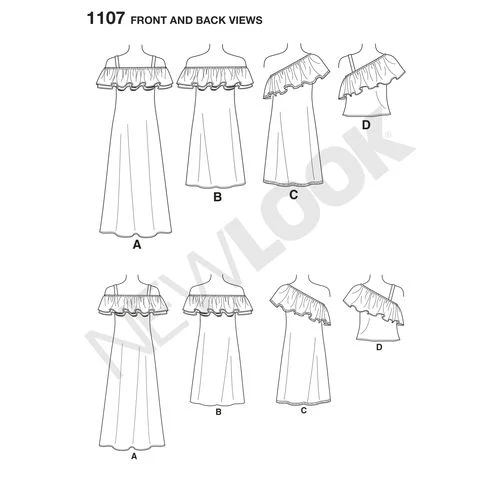 New Look Dresses and Tops N6507 - Image 9