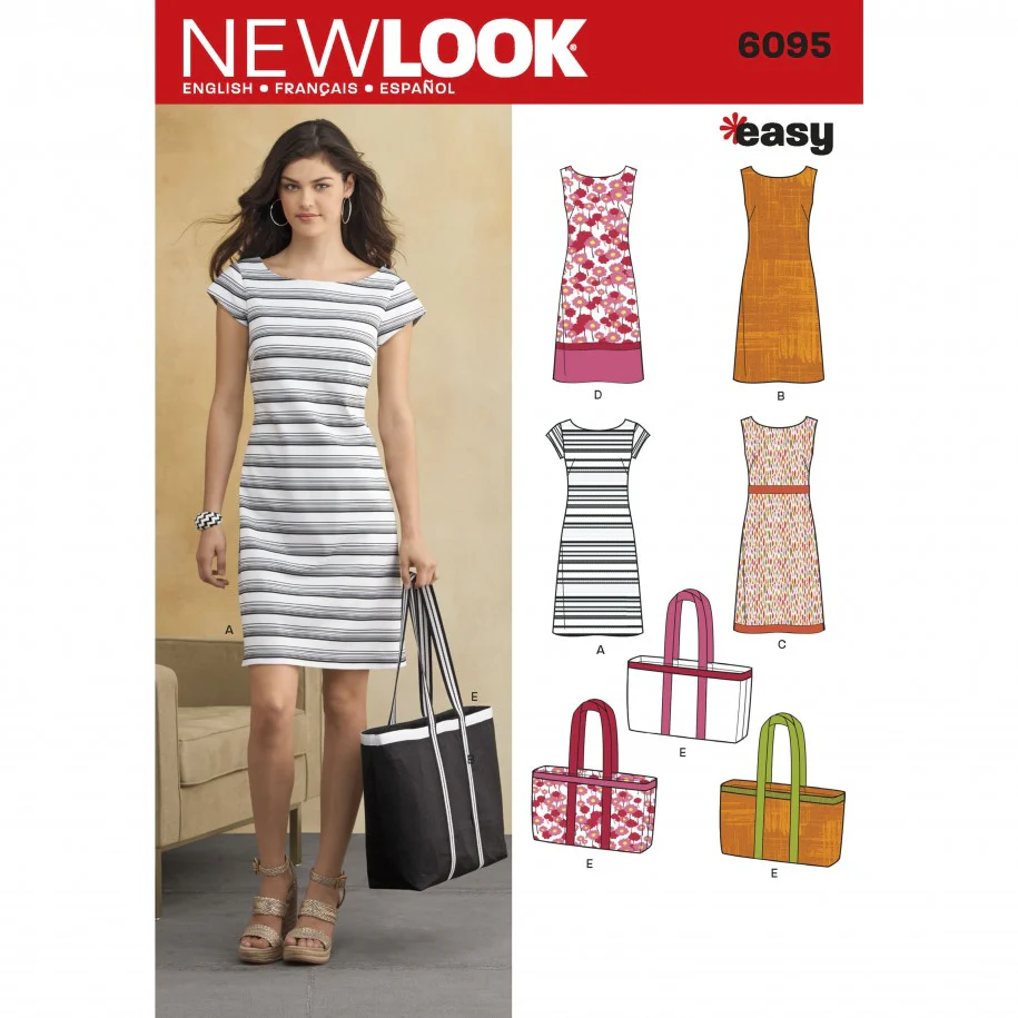 New Look Dresses and Tote Bags N6095 - Image 2
