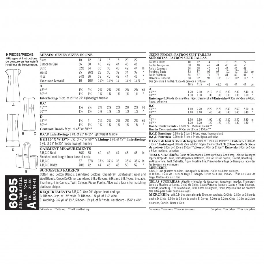New Look Dresses and Tote Bags N6095 - Image 4