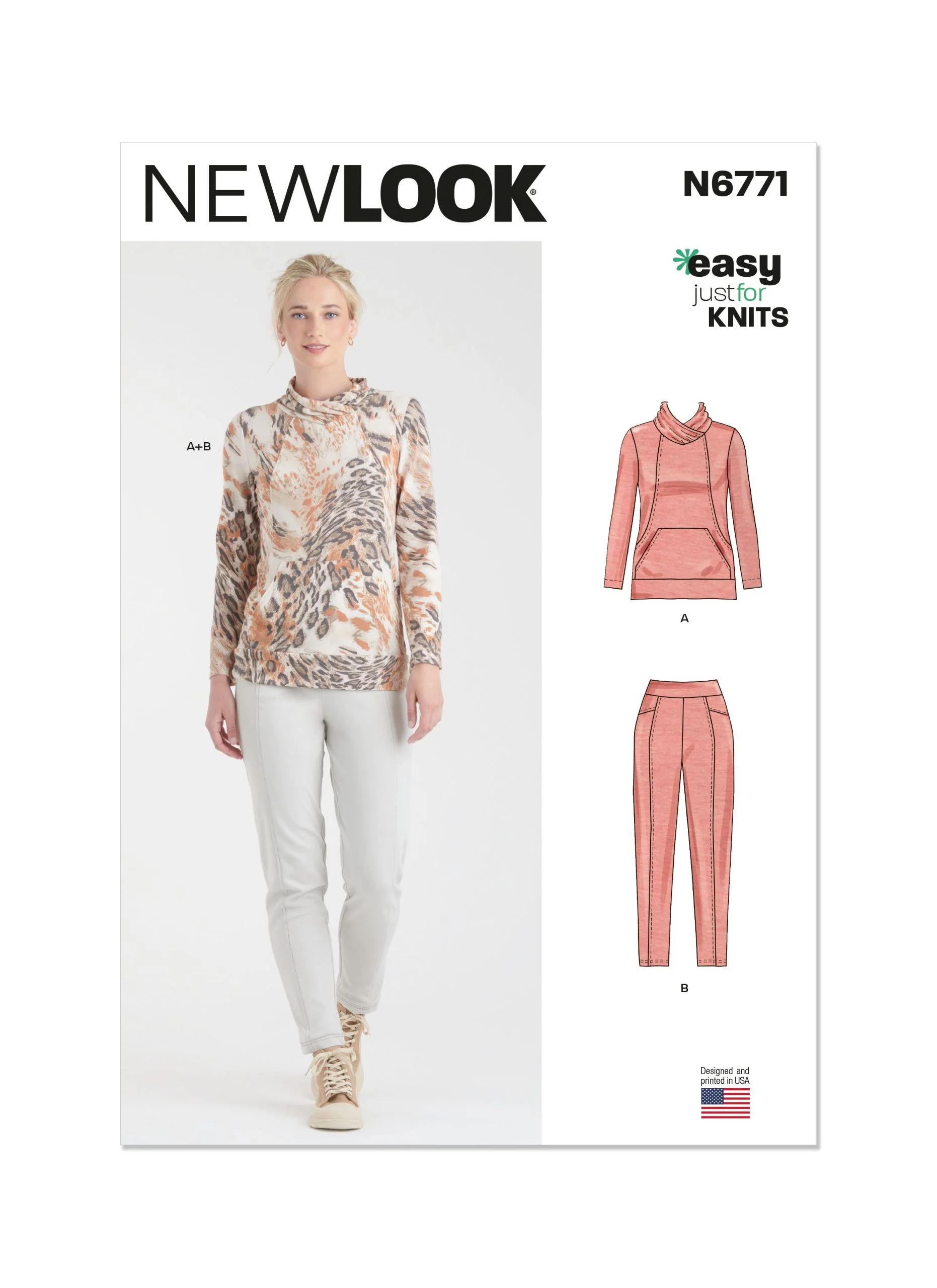 New Look Knit Top & Trousers N6771 - Image 2