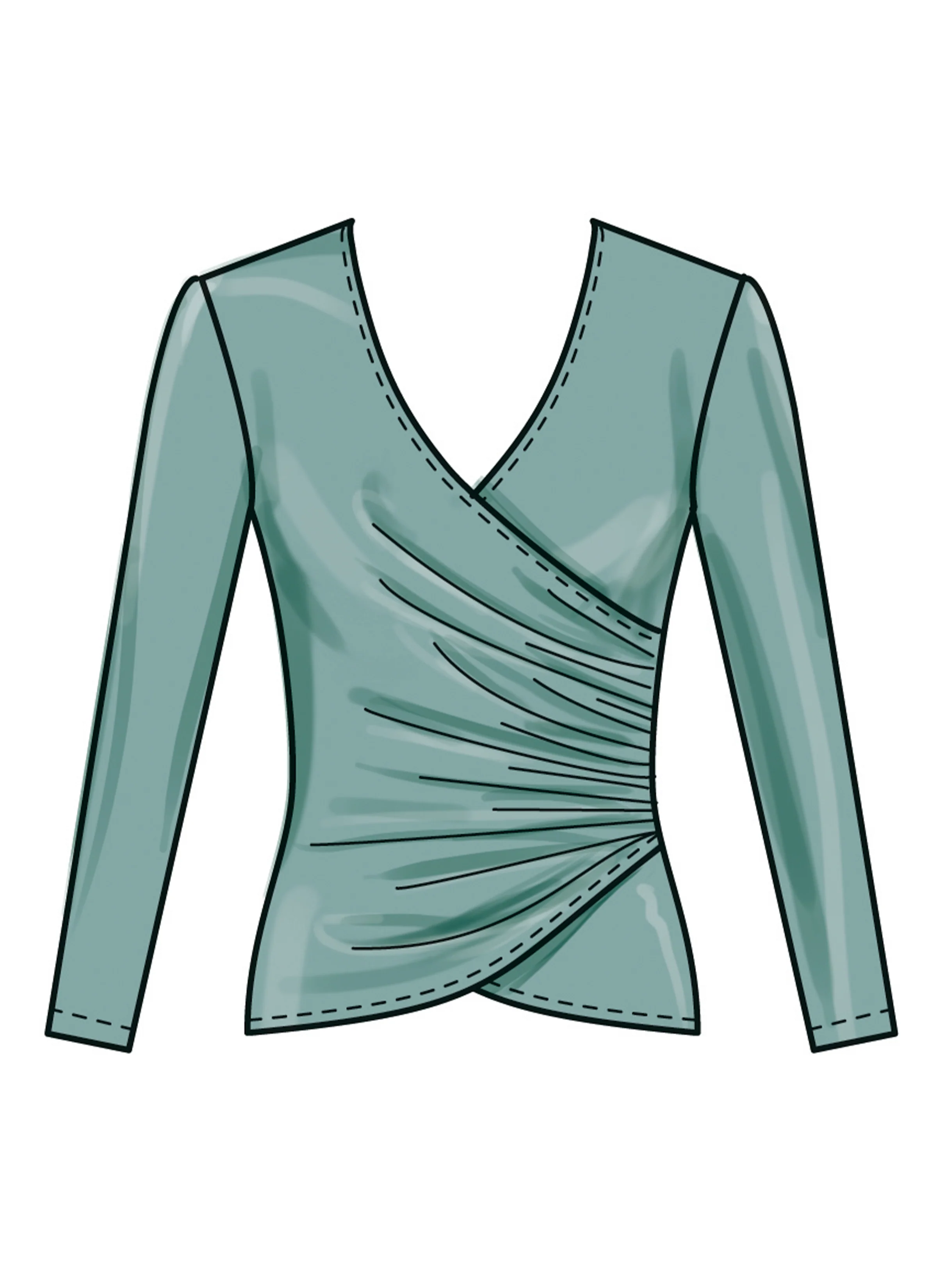 New Look Knit Tops and Skirts N6804 - Image 4