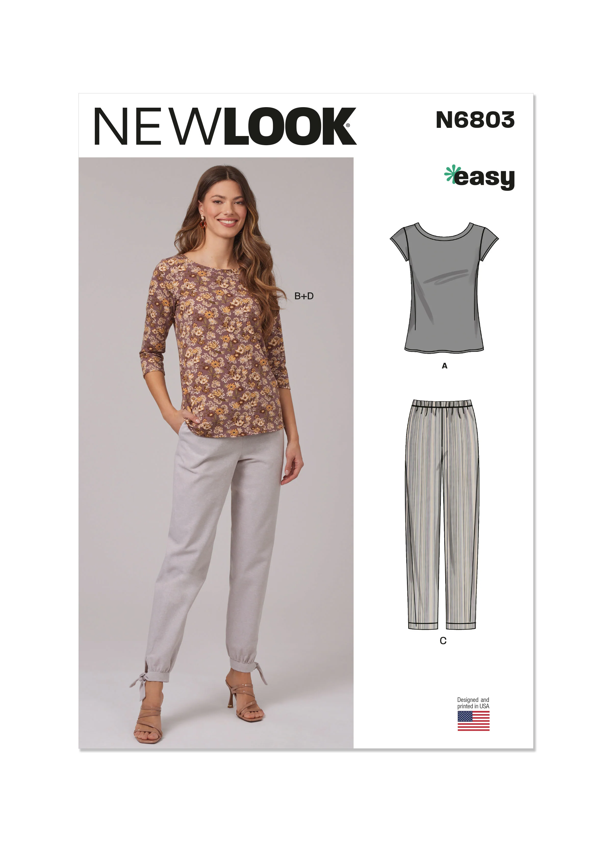 New Look Knit Tops and Trousers N6803 - Image 2