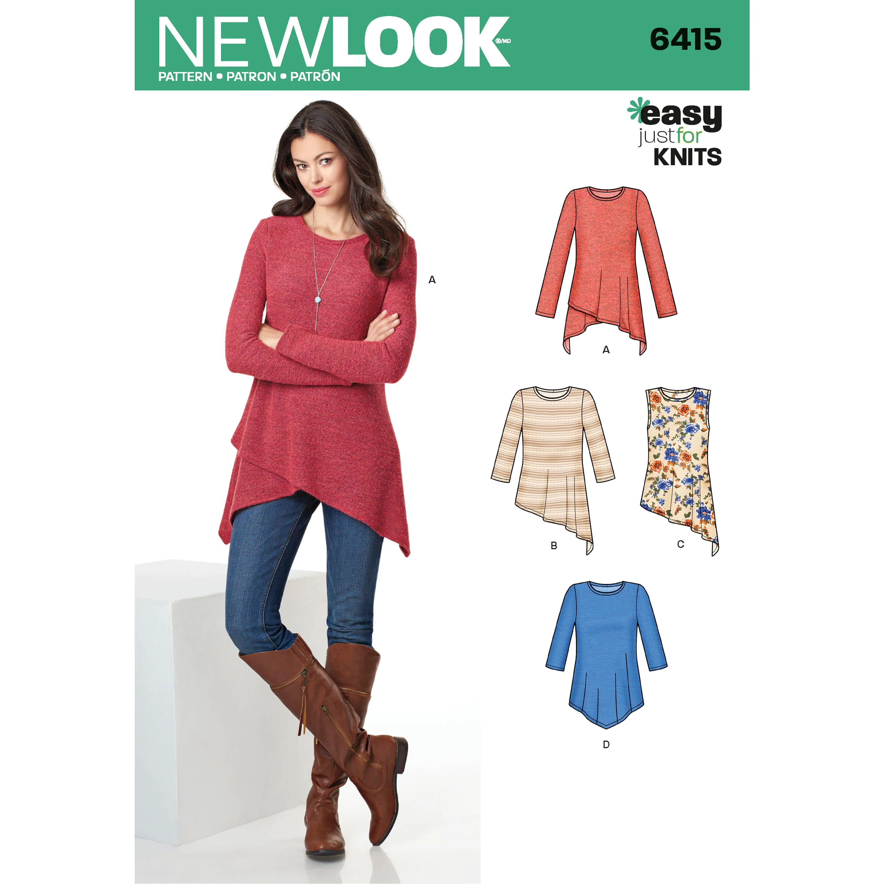 New Look Knit Tunics N6415 - Image 2