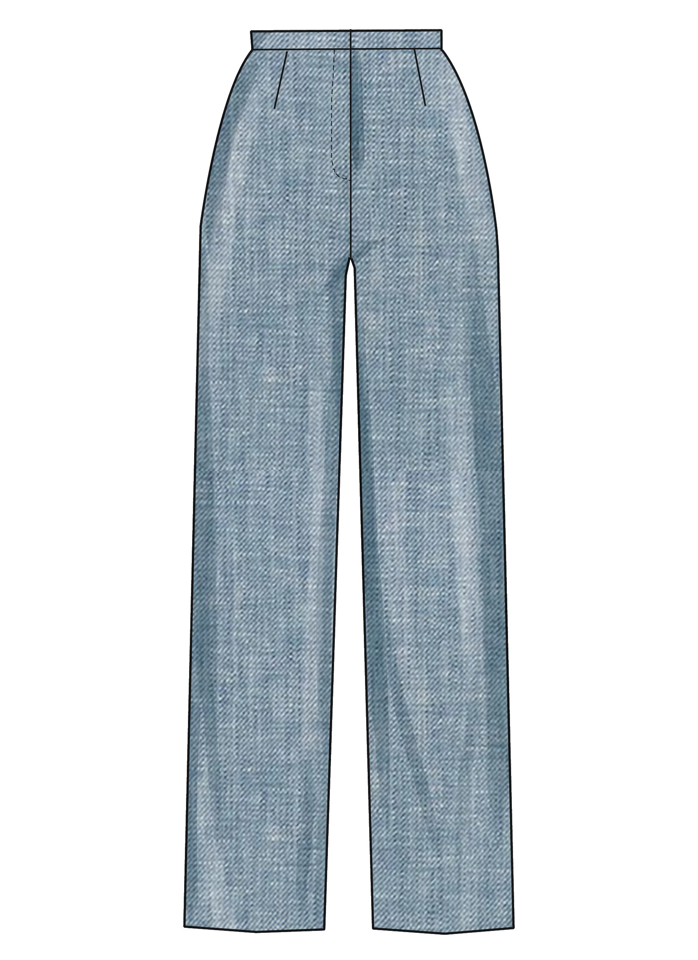 New Look Misses' Draped Front Vest, Jacket and Trousers N6817 - Image 5