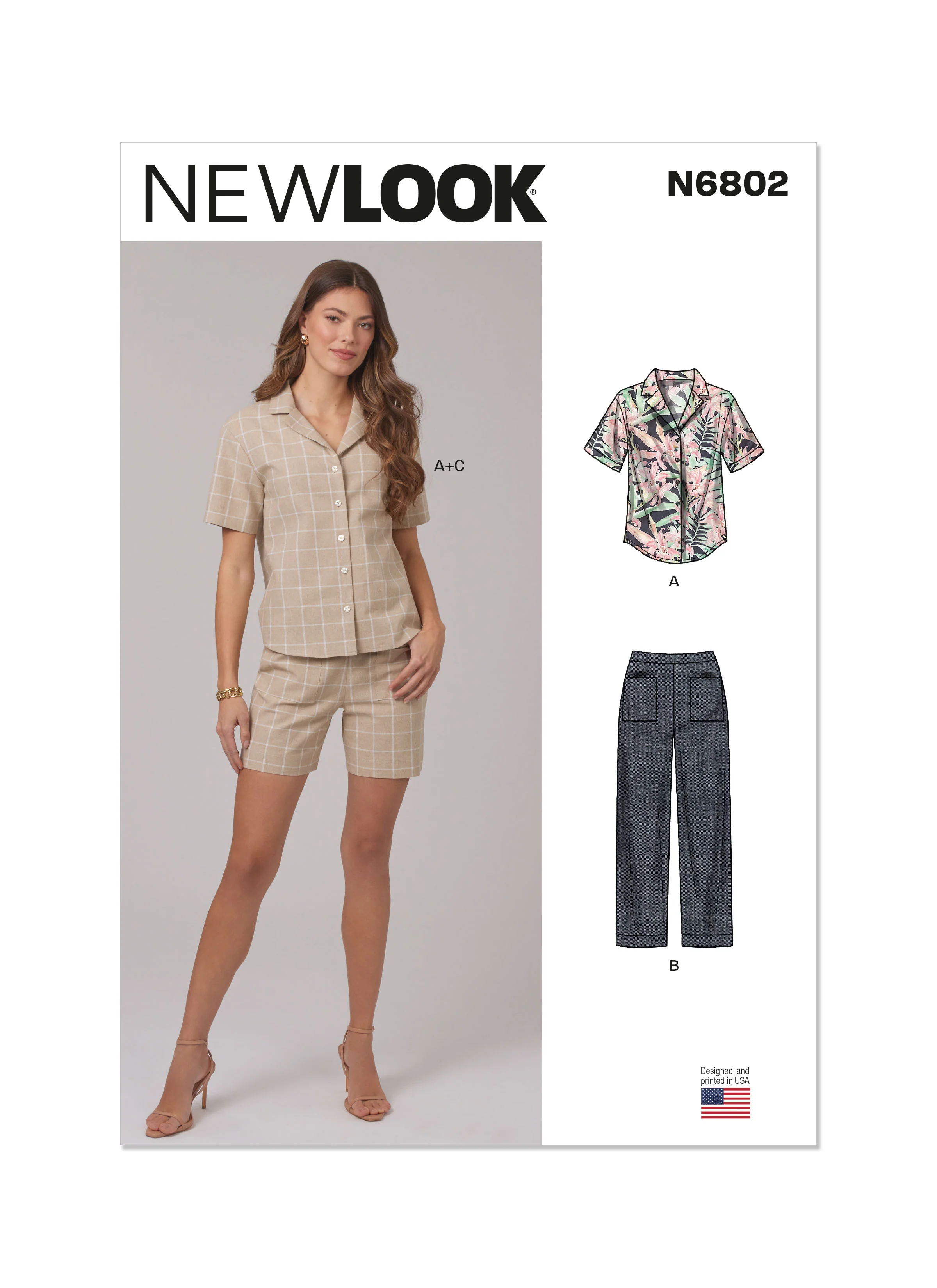 New Look Shirt, Trousers and Shorts N6802 - Image 2