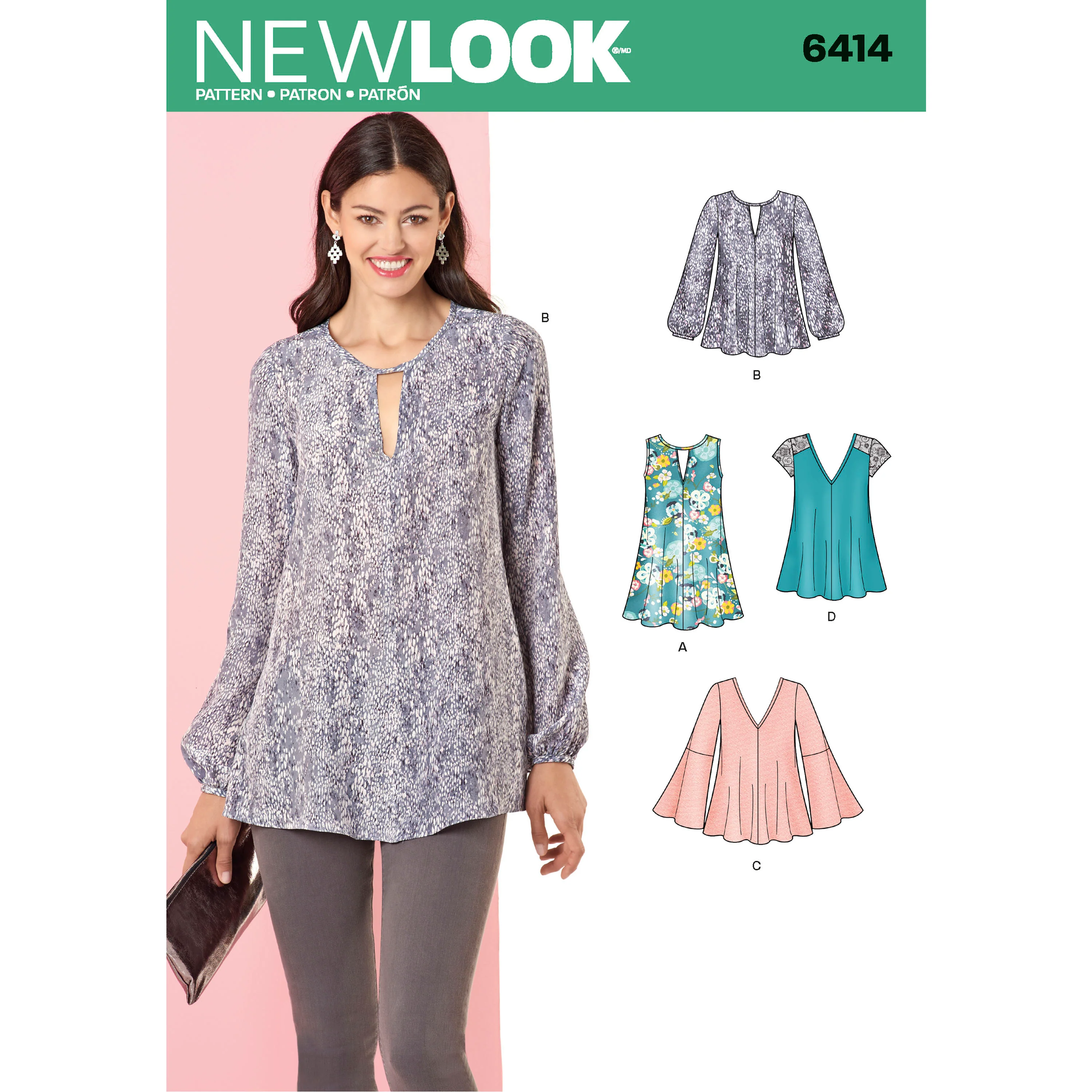New Look Tops and Tunics N6414 - Image 2