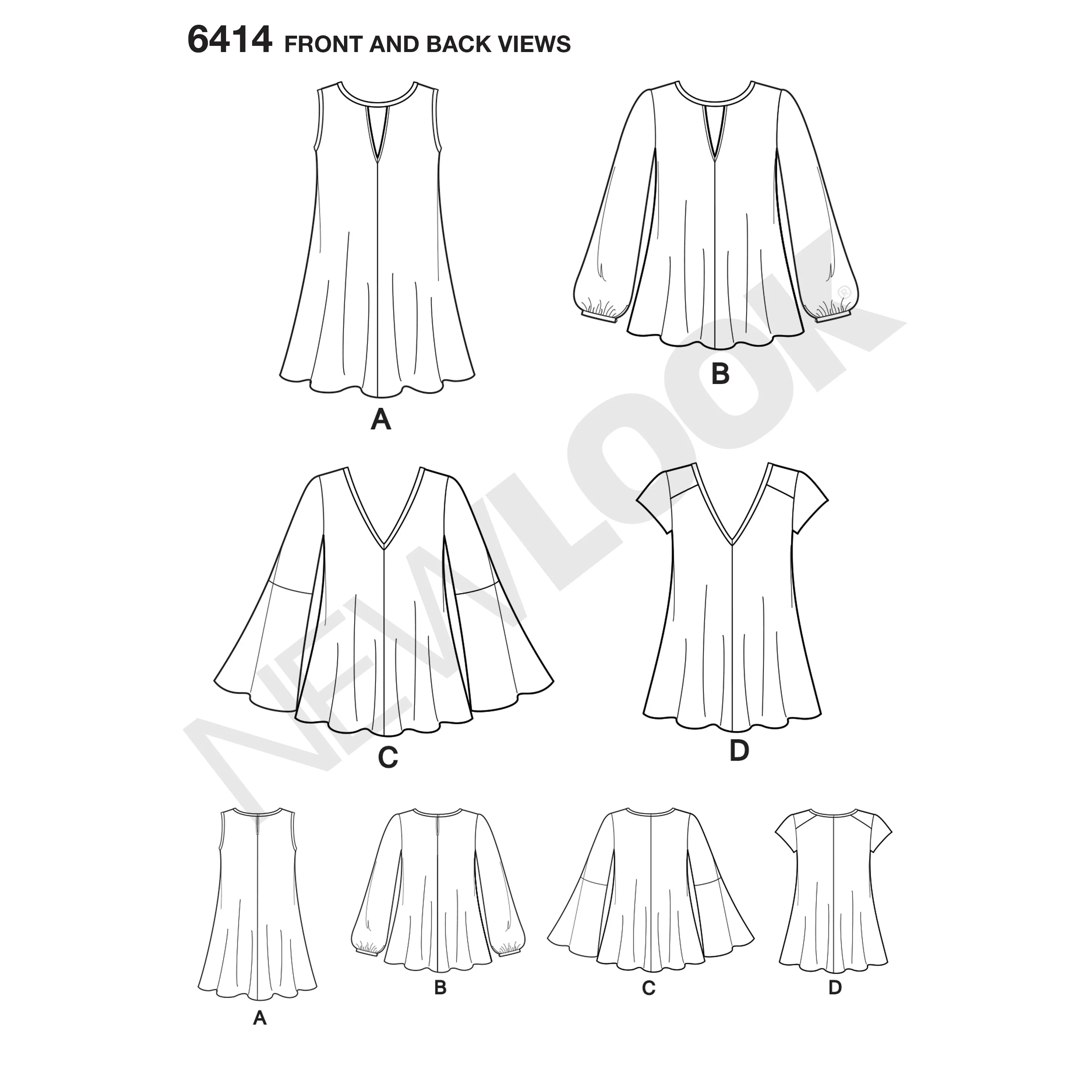 New Look Tops and Tunics N6414 - Image 5