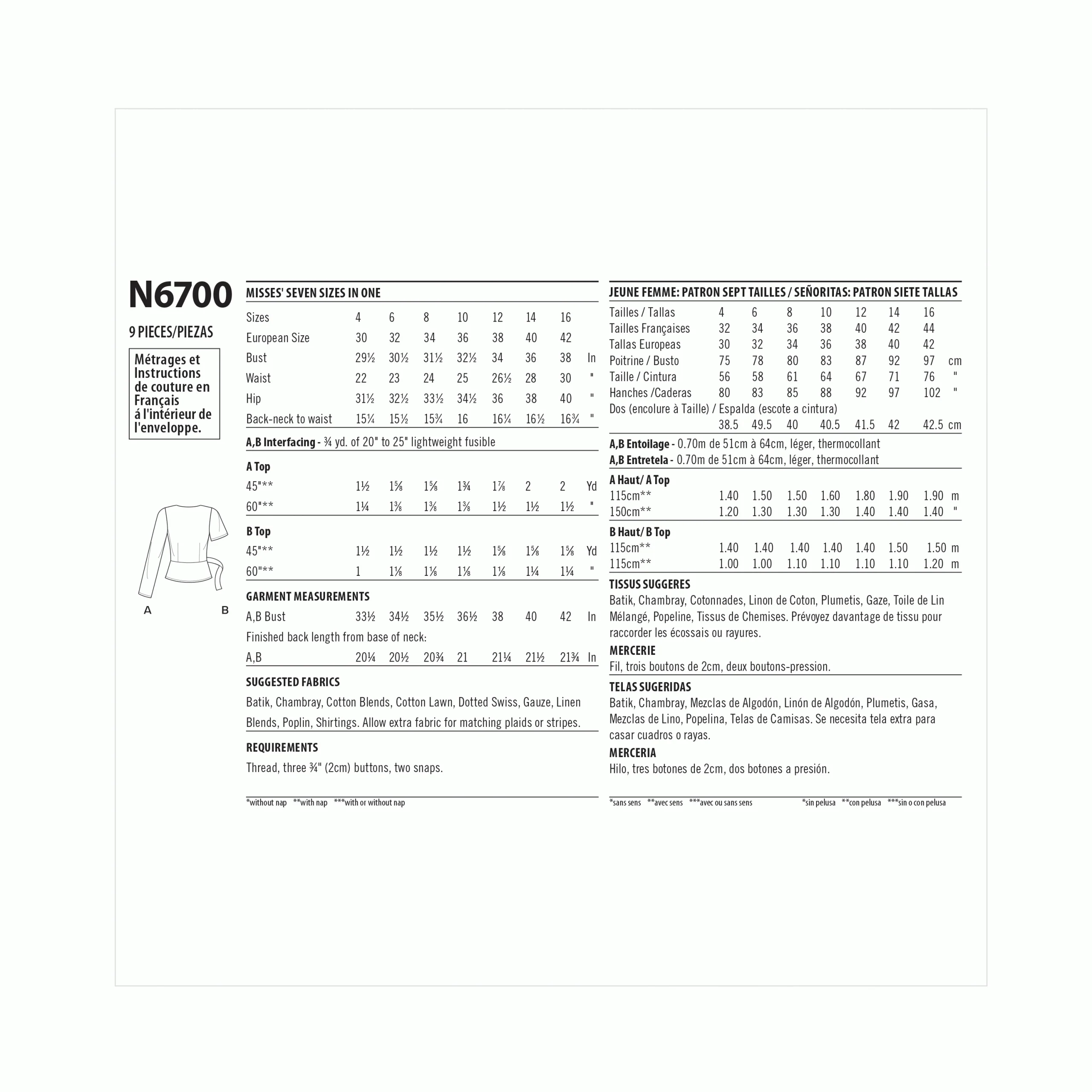 New Look Tops N6700 - Image 8