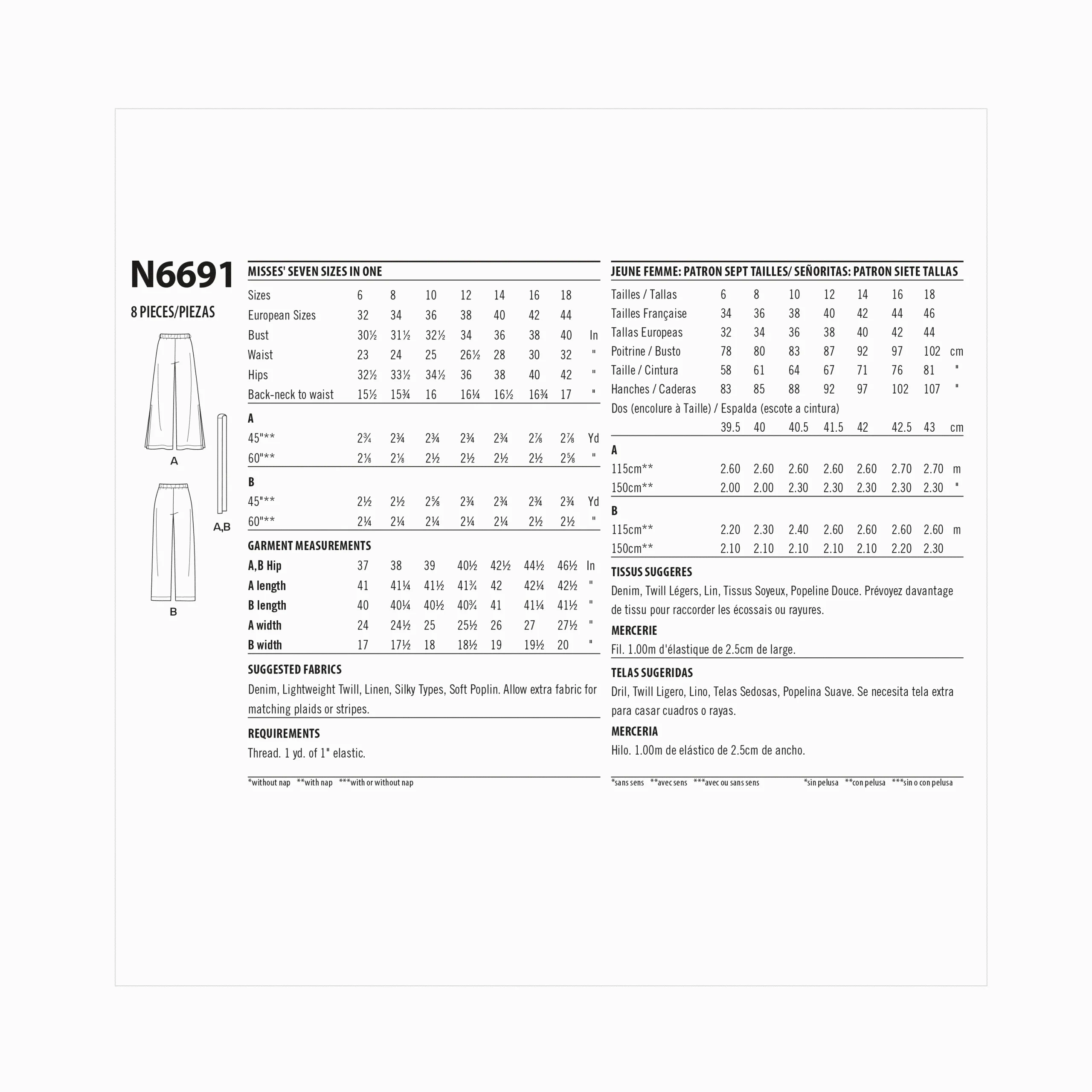 New Look Trousers N6691 - Image 8