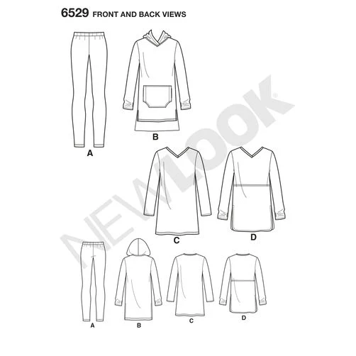 New Look Tunics and Leggings 6529 - Image 7
