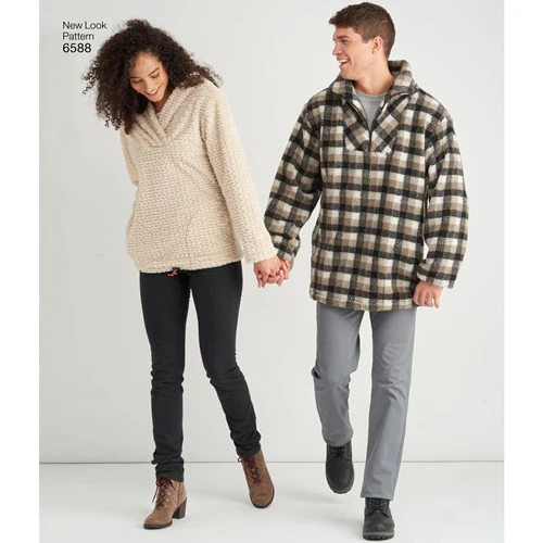 New Look Unisex Hoodie/Sweater N6588 - Image 3