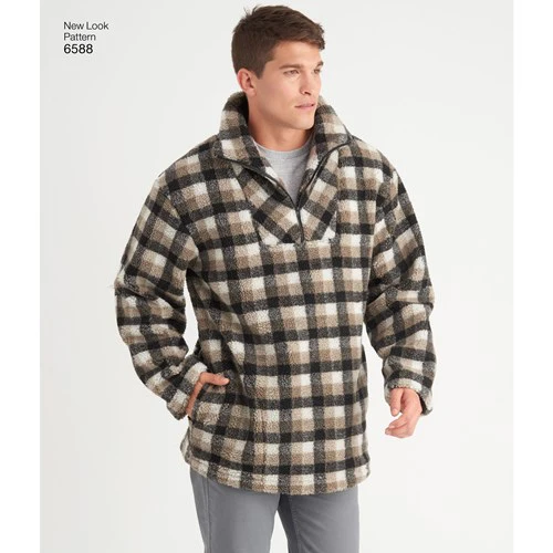 New Look Unisex Hoodie/Sweater N6588 - Image 4