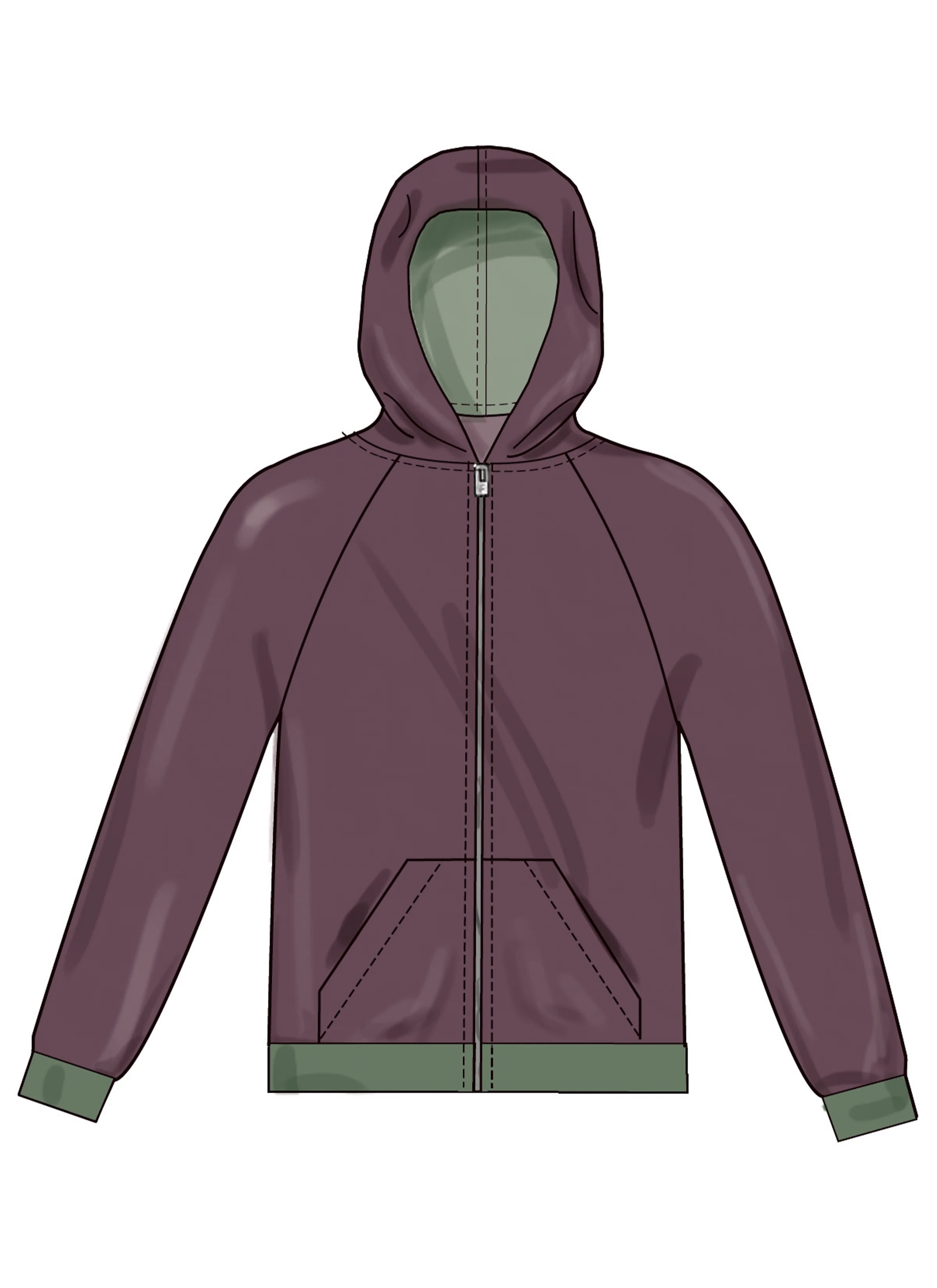 New Look Unisex Hoodies N6806 - Image 5