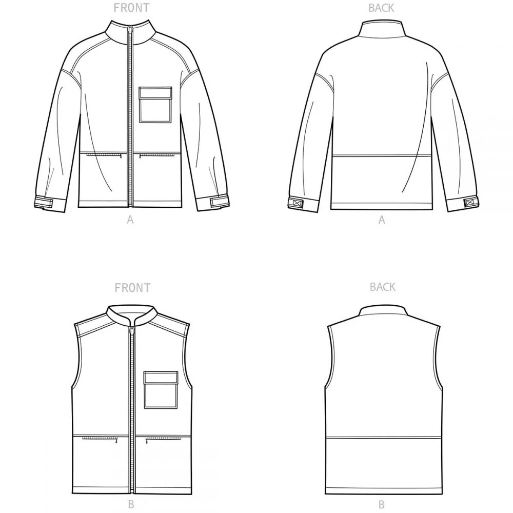 New Look Unisex Jacket and Waistcoat N6713 - Image 5