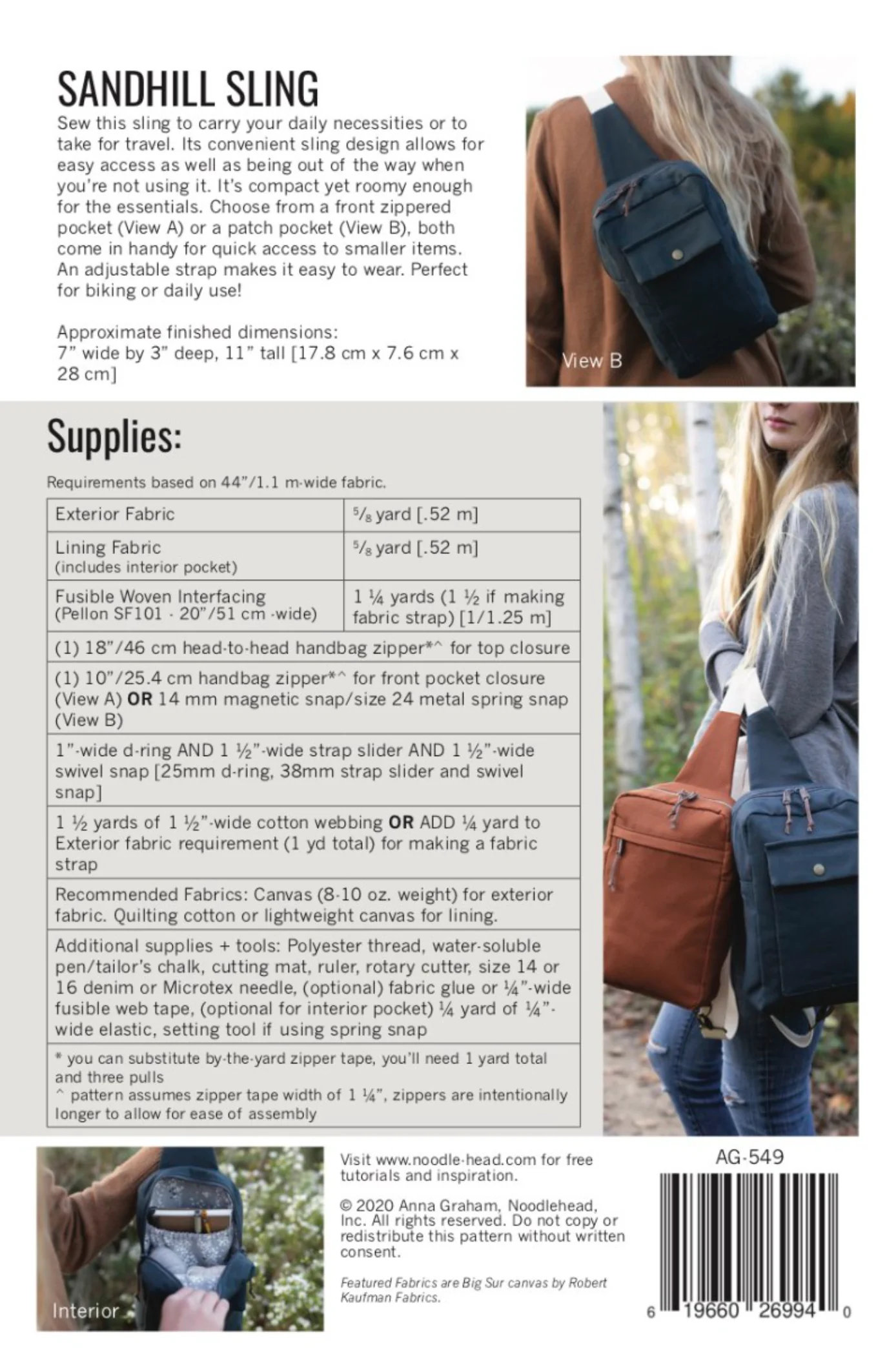 Noodlehead Sandhill Sling Bag - Image 14