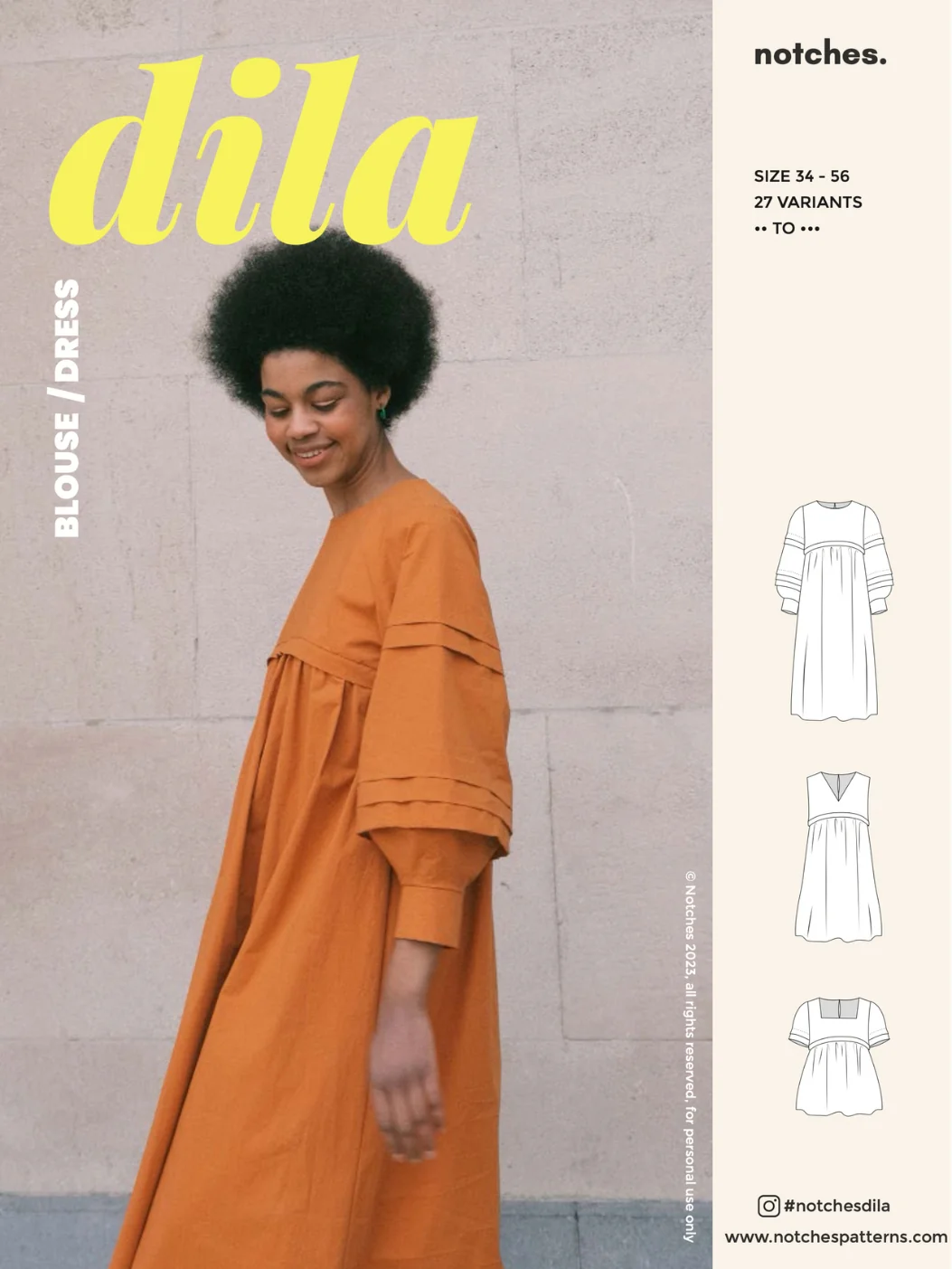 Notches Dila Blouse and Dress - Image 9