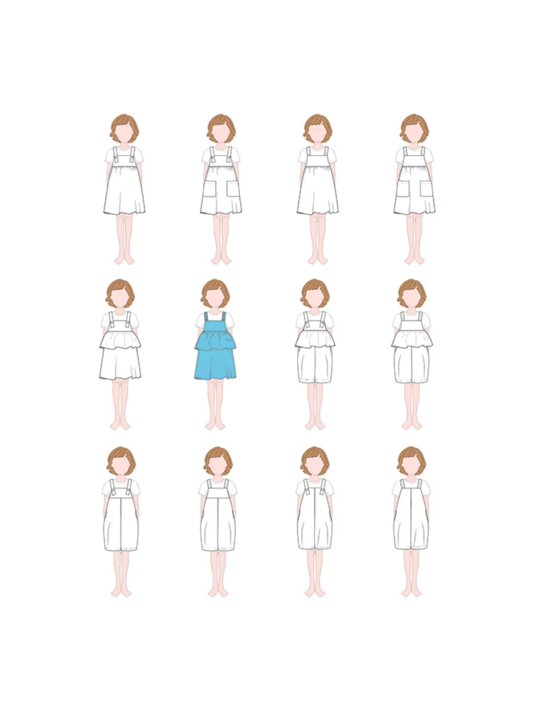 Notches Child/Teen Kai Jumpsuit, Trousers and Pinafore - Image 27