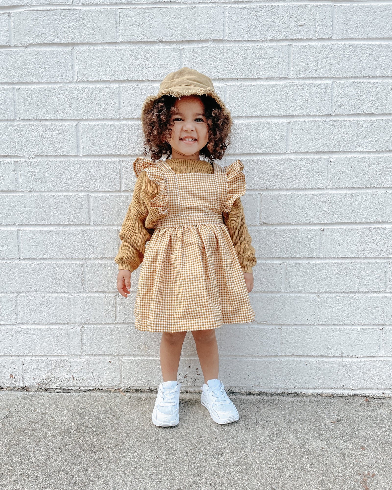 Oh Me Oh My Baby/Child Flutter Pinafore Dress - Image 6