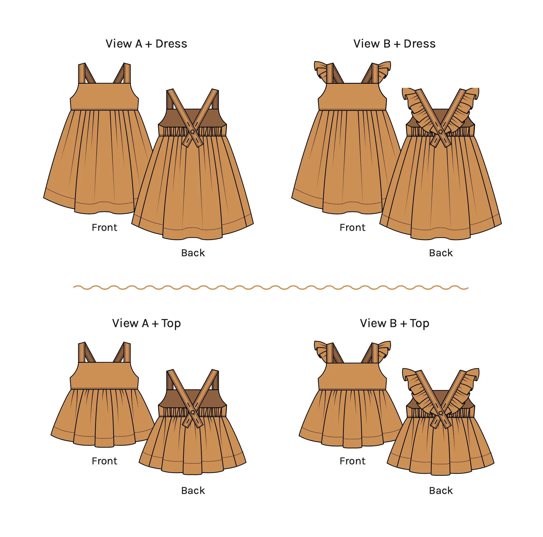 Oh Me Oh My Baby/Child Marigold Dress and Top - Image 5
