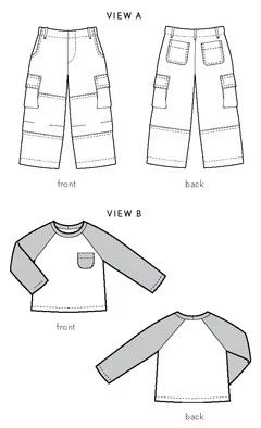 Oliver + S Field Trip Cargo Pants & Tee PDF - Image 10