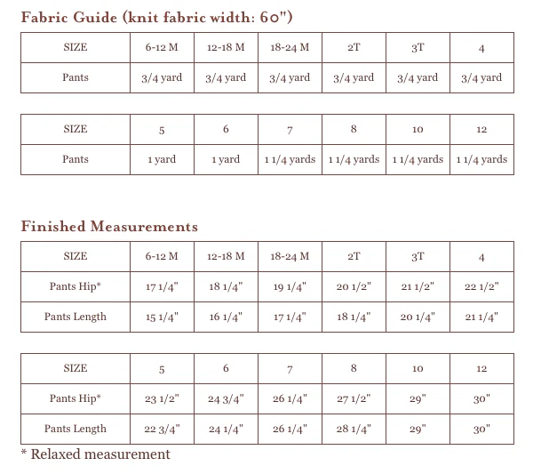 Oliver + S Nature Walk Yoga Pants PDF - Image 8