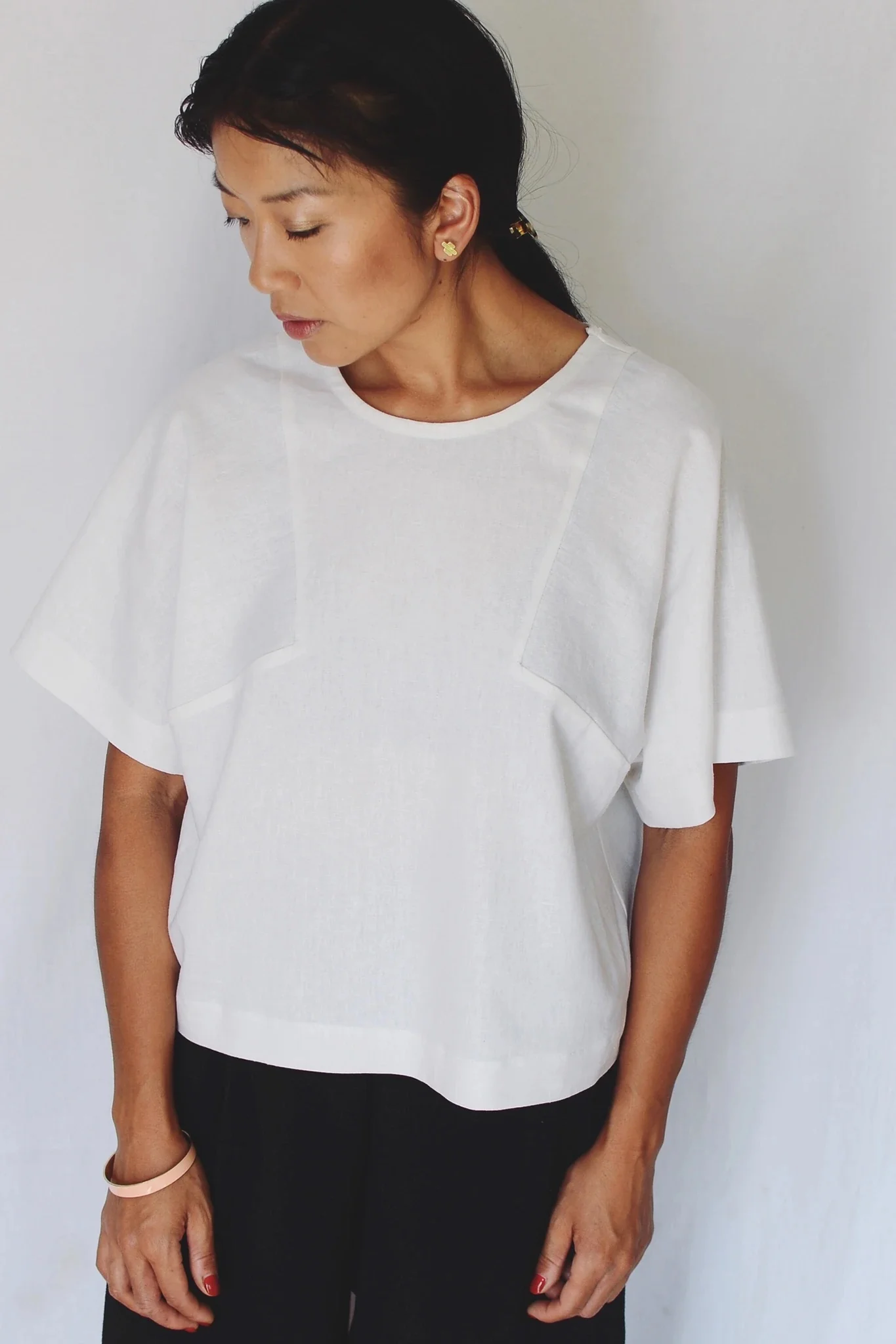 Paper Theory Patterns Block Tee - Image 2