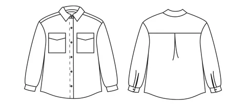 Papercut Patterns Child/Teen Remy Shirt - Image 12