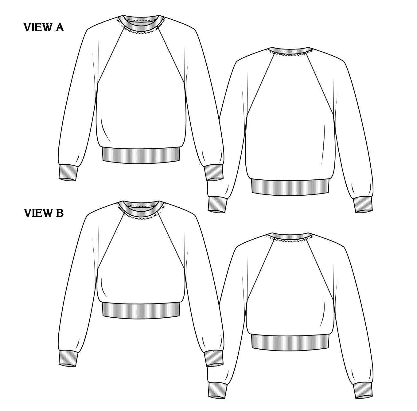 Paradise Patterns Pine Raglan Sweatshirt - Image 10