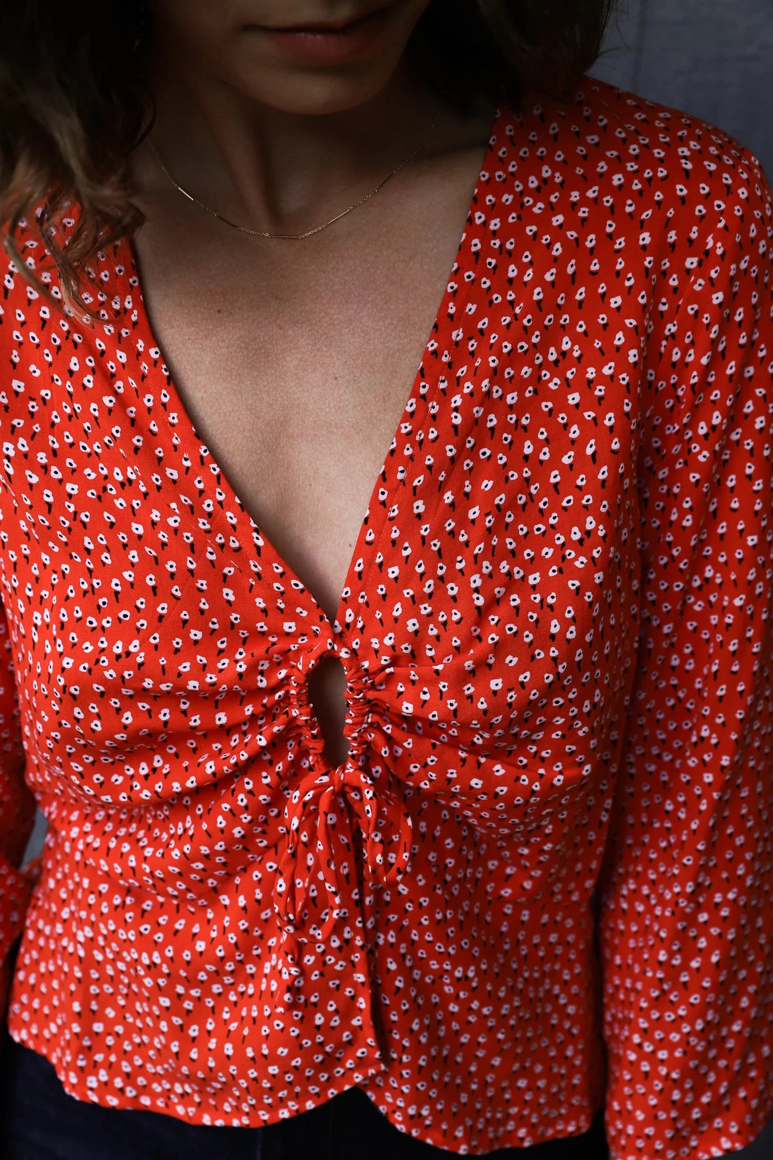 Paradise Patterns Plumeria Top - Image 4