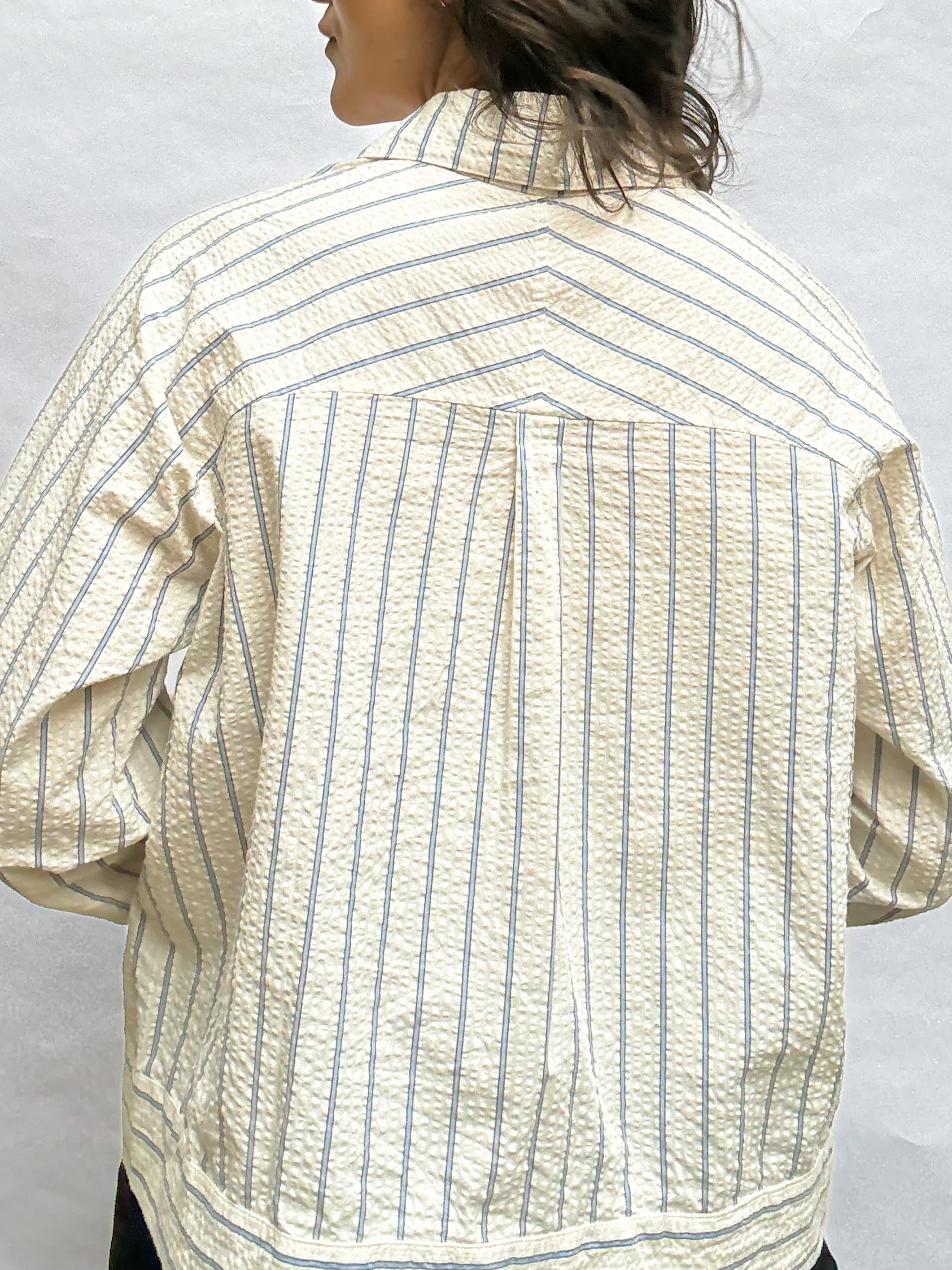 Paradise Patterns Rose Raglan Button Up - Image 5