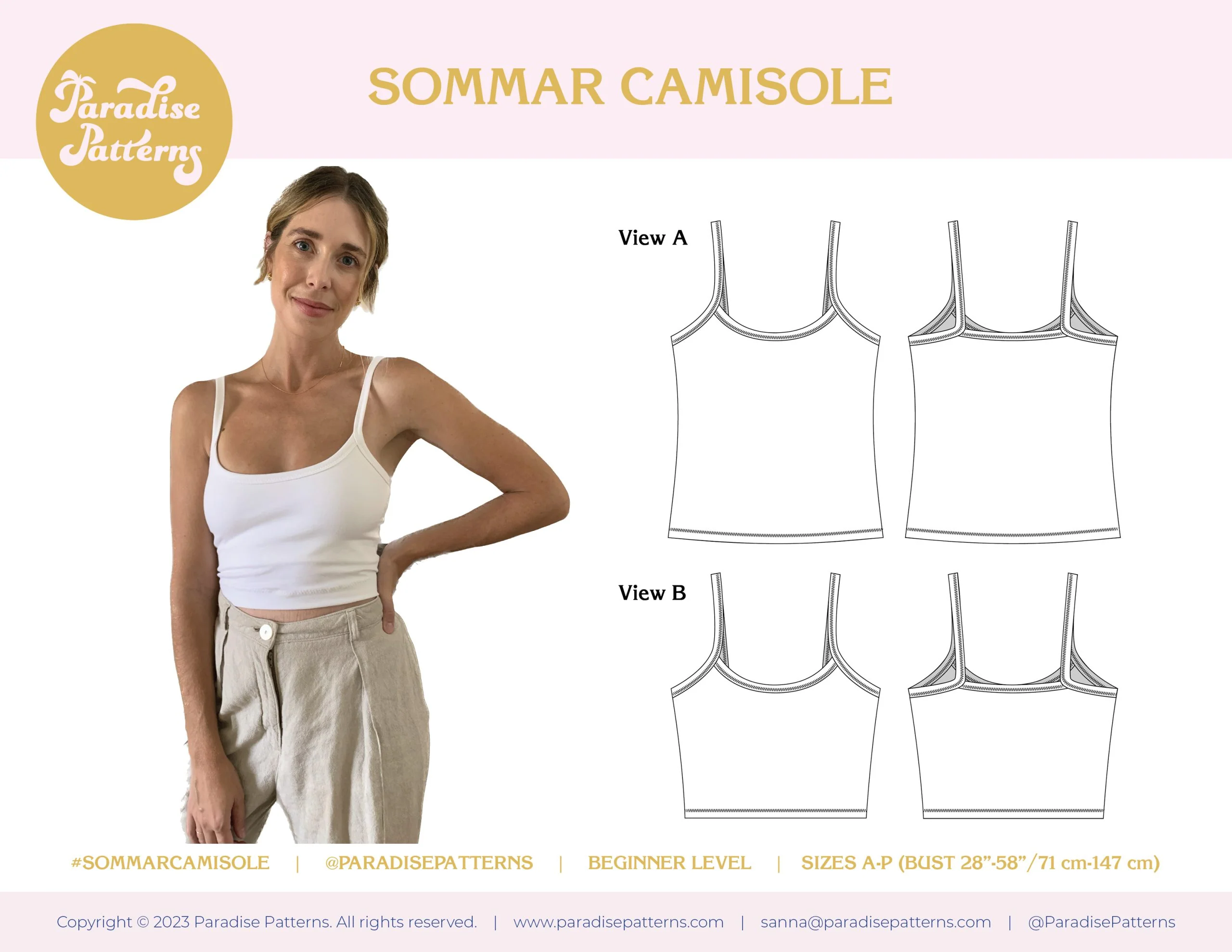 Paradise Patterns Sommar Camisole - Image 7