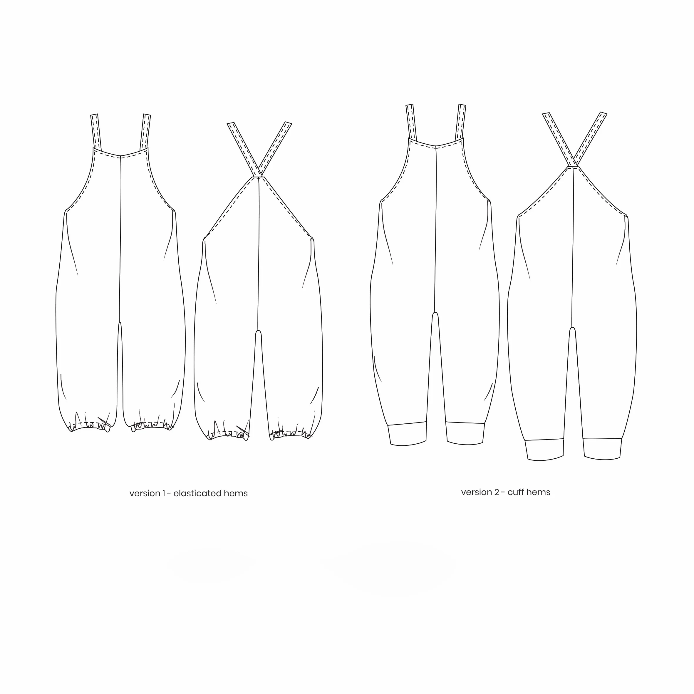 Pattern Paper Scissors Avery Jersey Romper - Image 9
