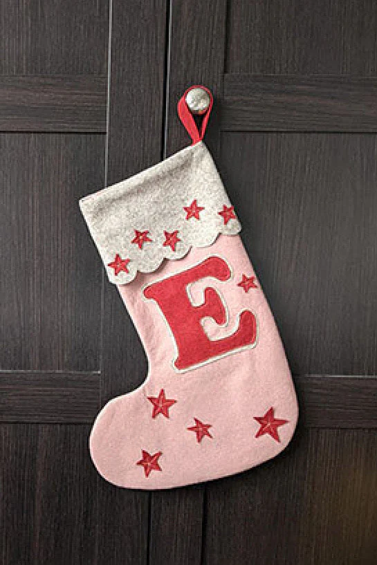 Pattern Paper Scissors Christmas Stocking - Printed copy shop (+£5.00)