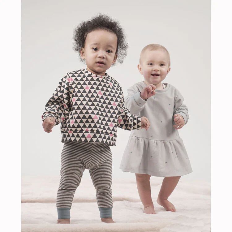 Pattern Paper Scissors Sparrow Sweatshirt & Dress
