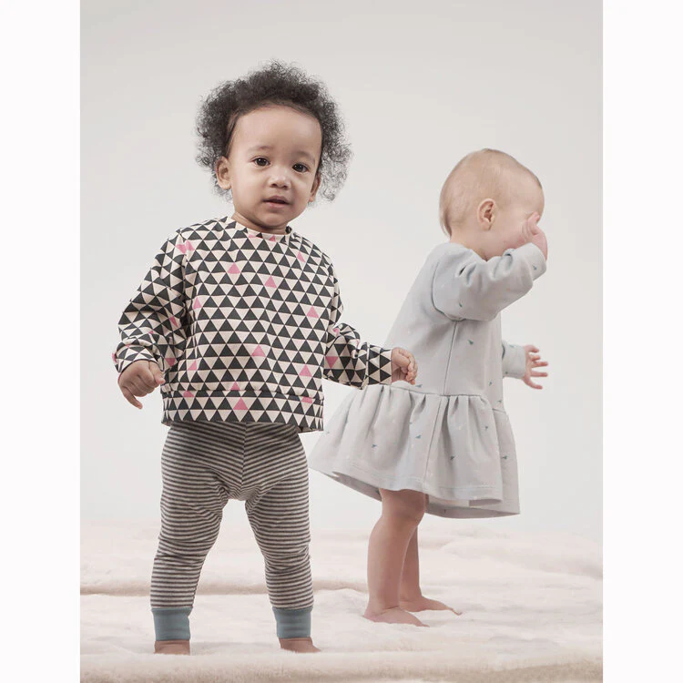 Pattern Paper Scissors Sparrow Sweatshirt & Dress - Image 2