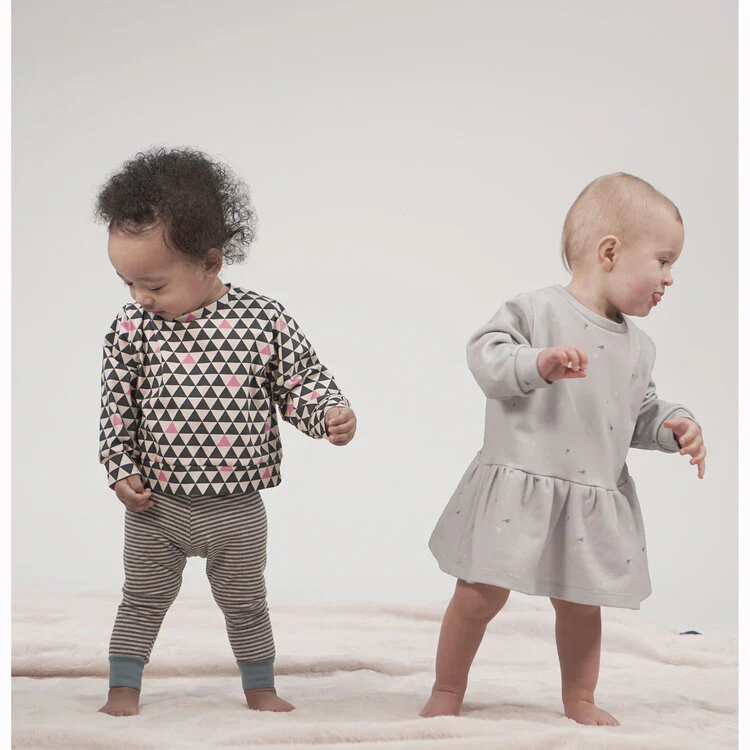 Pattern Paper Scissors Sparrow Sweatshirt & Dress - Image 3
