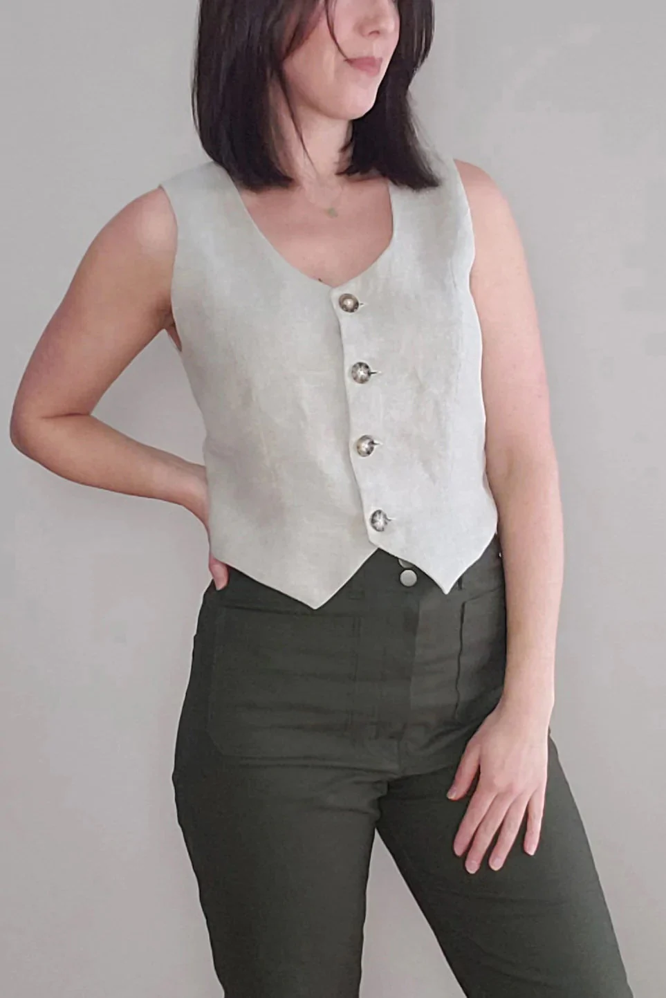 Pattern Scout Birch Vest - Printed copy shop D CUP (+£7.00)