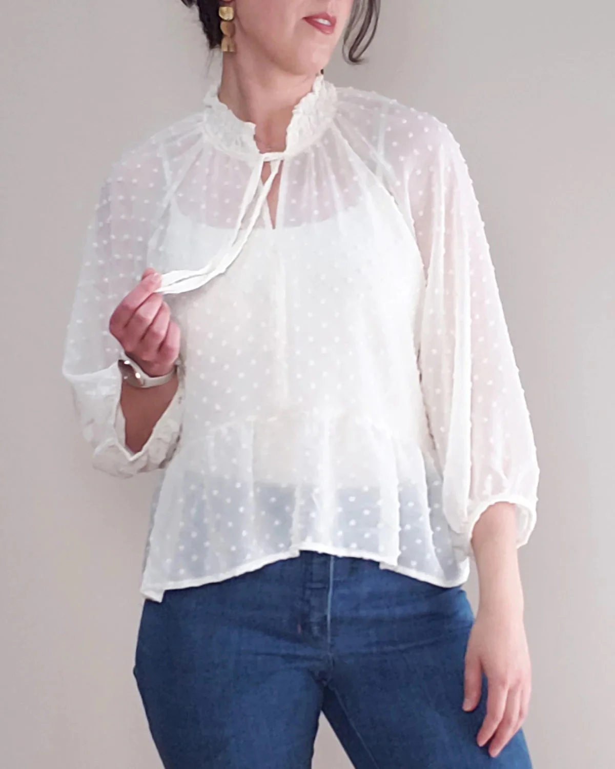 Pattern Scout Poppy Blouse - Printed copy shop D CUP (+£7.00)