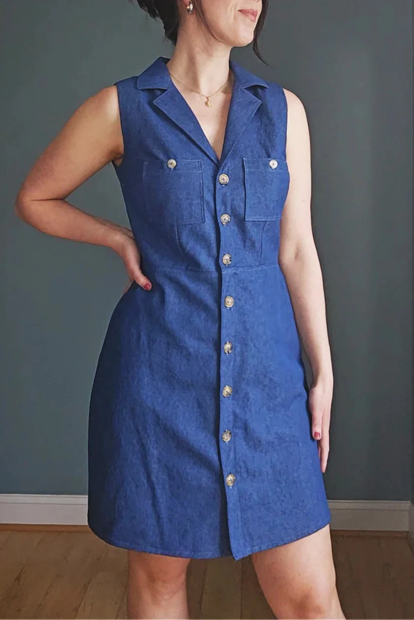 Pattern Scout Vivi Blouse and Dress - Printed copy shop B CUP (+£7.00)