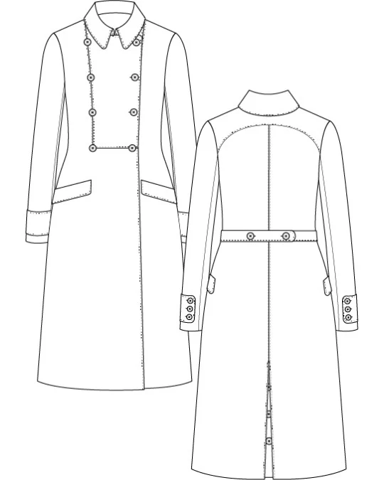Pauline Alice Almirall Coat - Image 11