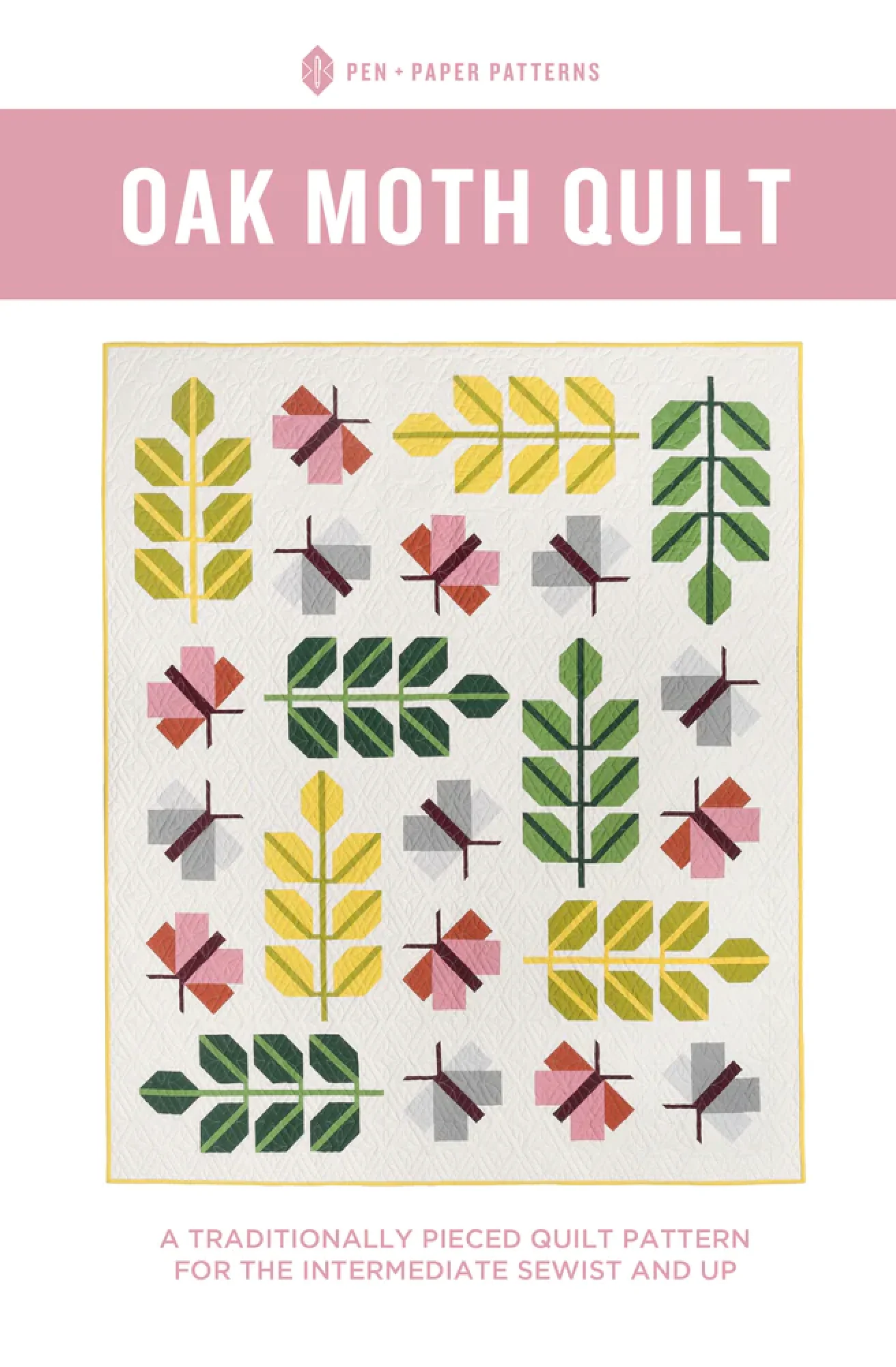 Pen and Paper Patterns Oak Moth Quilt - Image 7