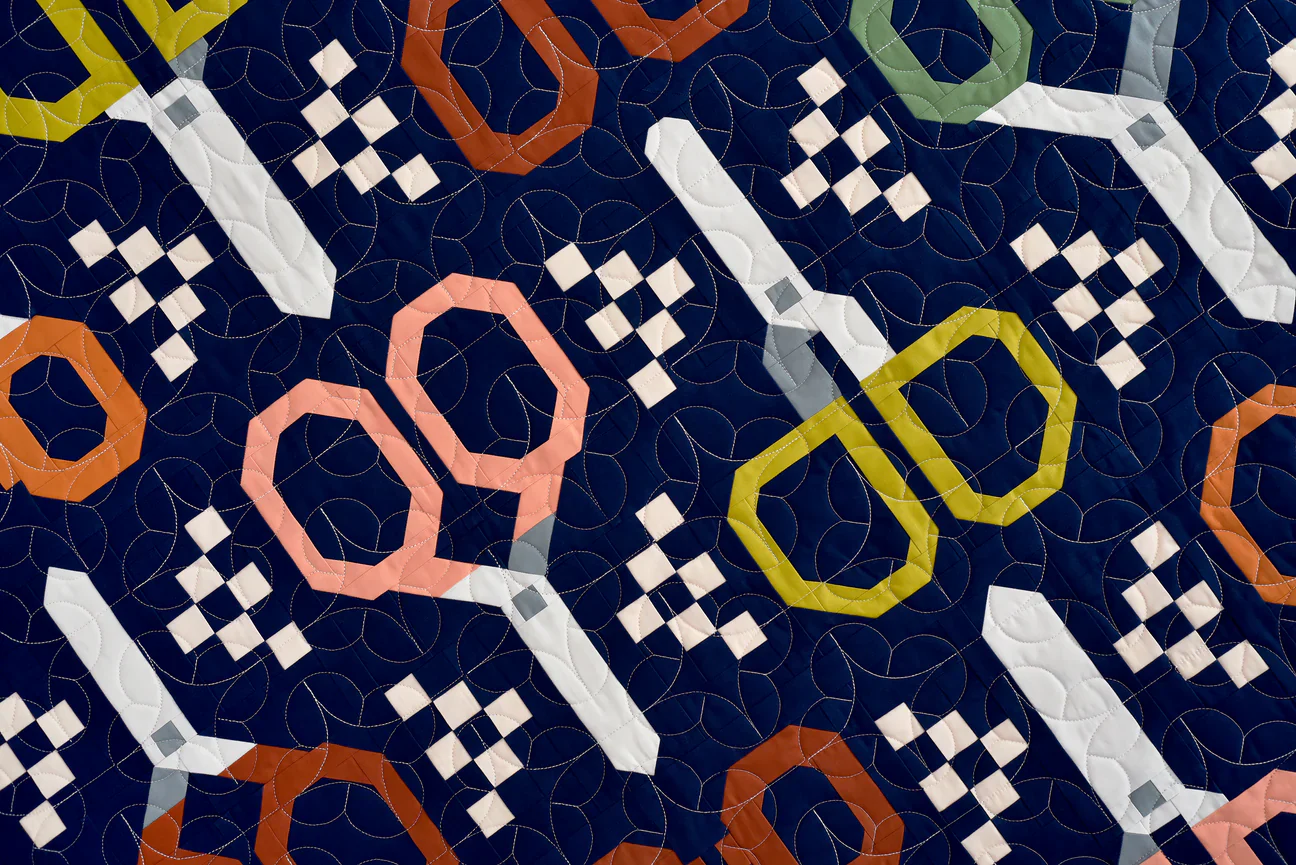 Pen and Paper Patterns Stay Sharp Quilt - Image 4