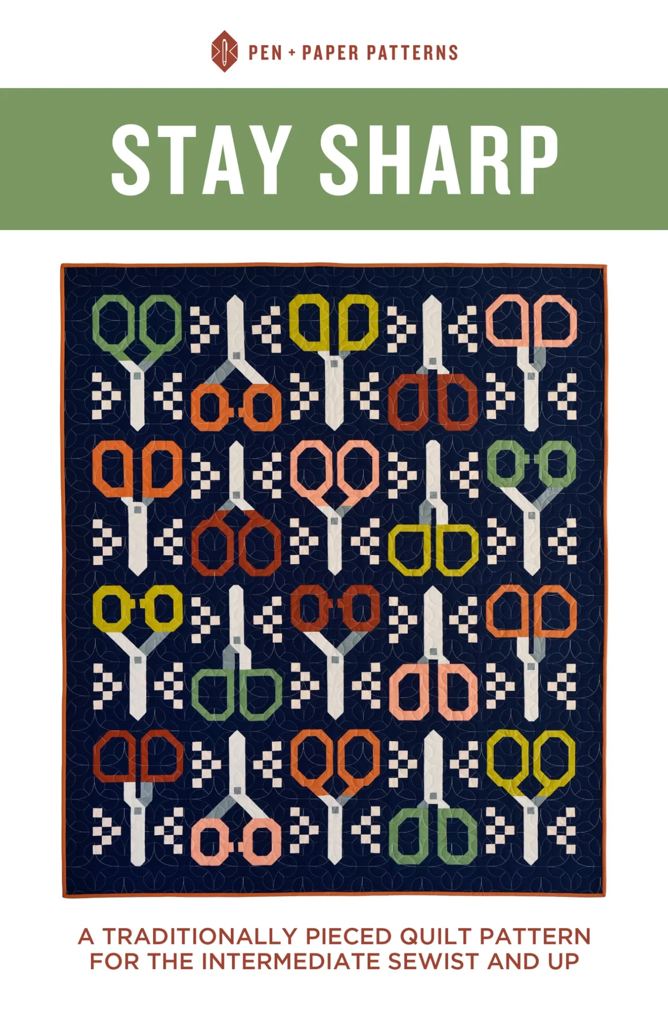 Pen and Paper Patterns Stay Sharp Quilt - Image 9