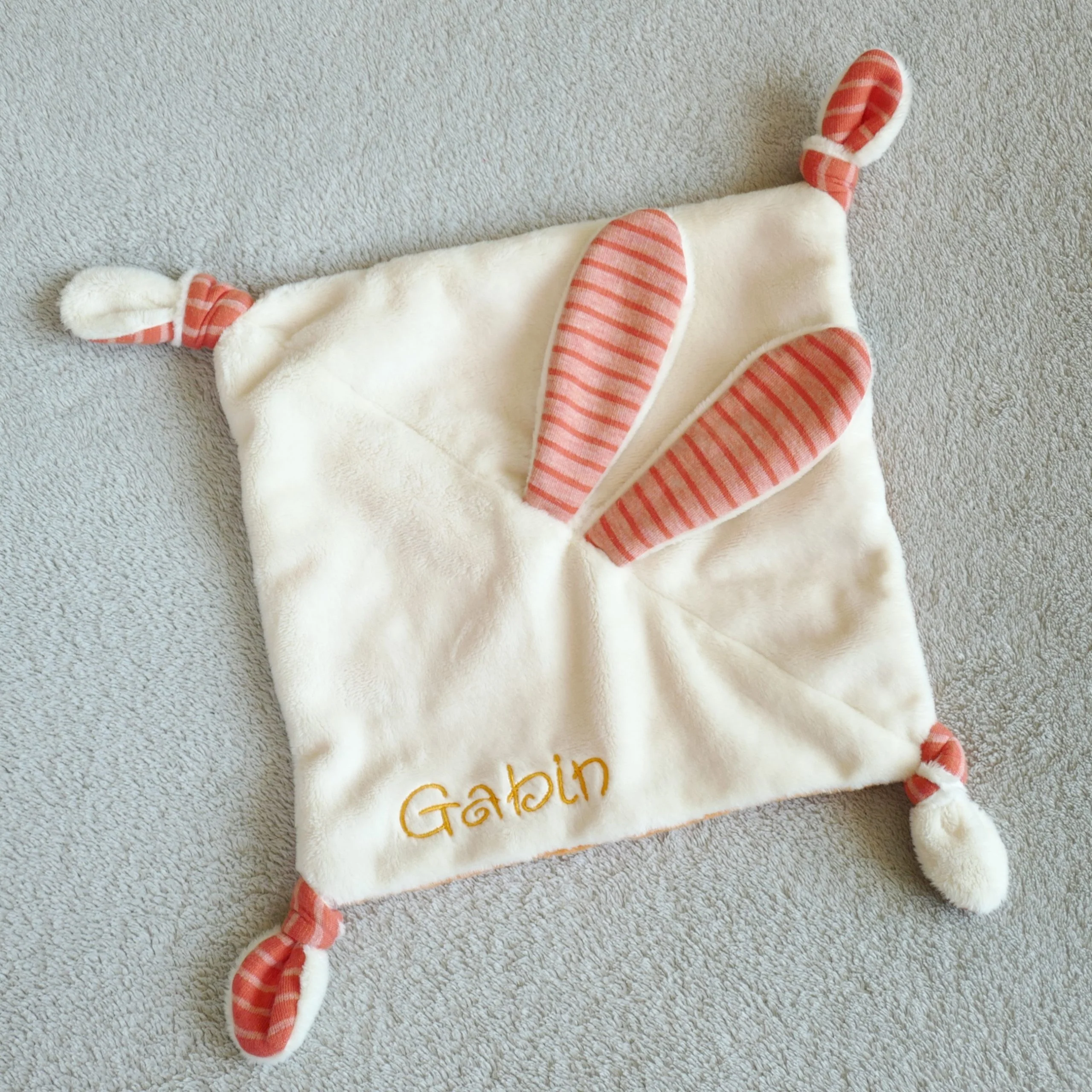 Petits D'om Bunny Lovey Baby Comforter PDF