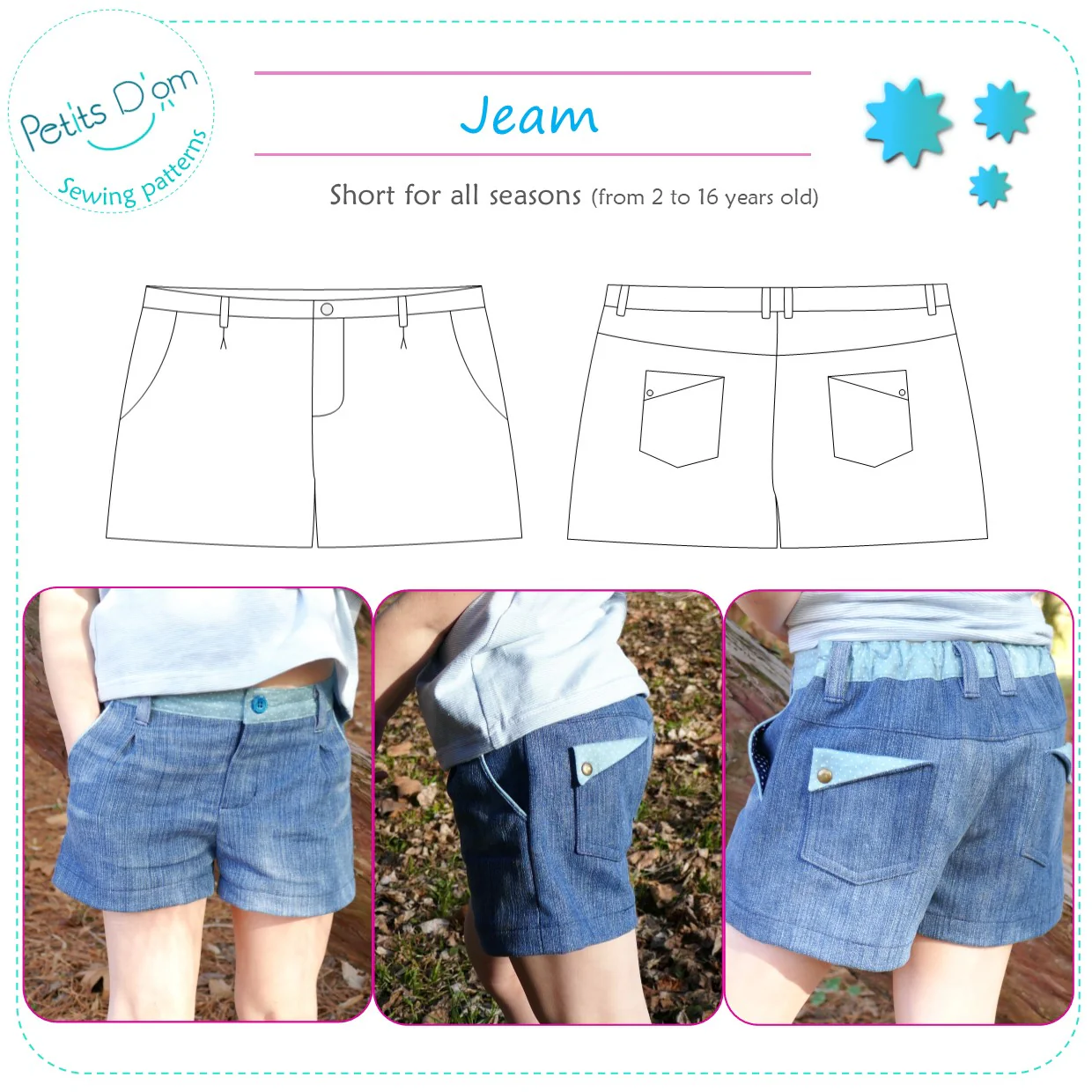 Petits D'om Jeam Shorts - Image 4