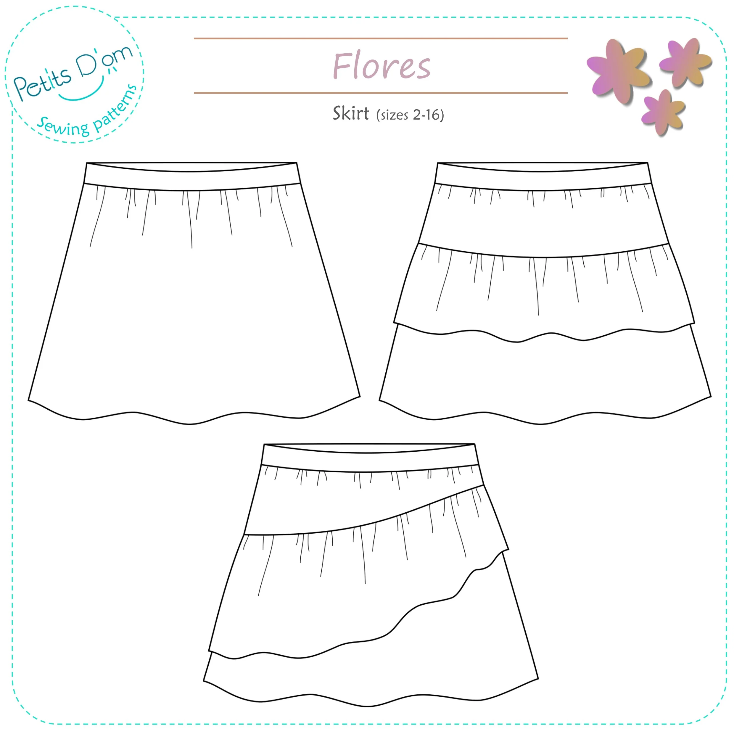 Petits D'om Flores Skirt - Image 14