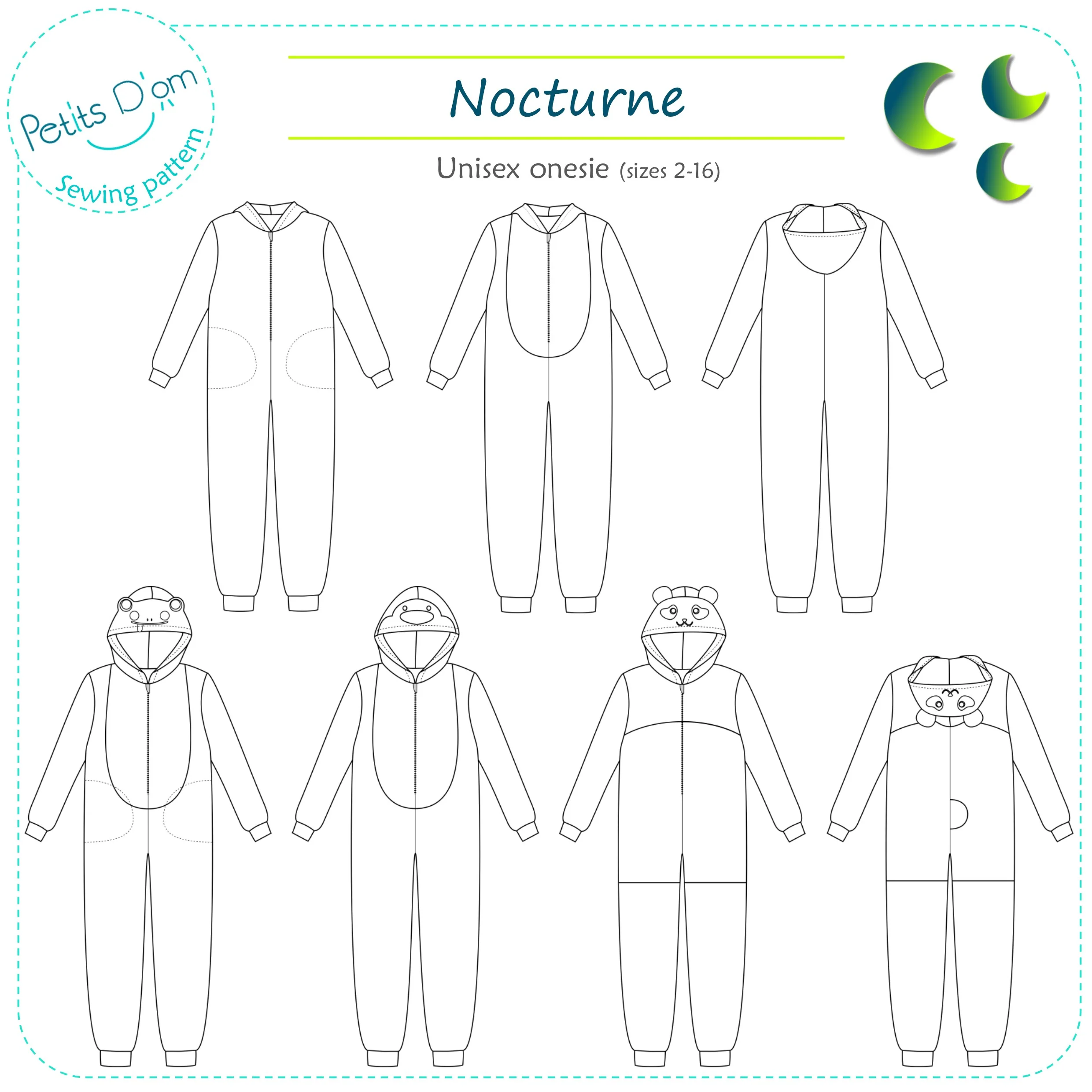 Petits D'om Nocturne Onesie - Image 14