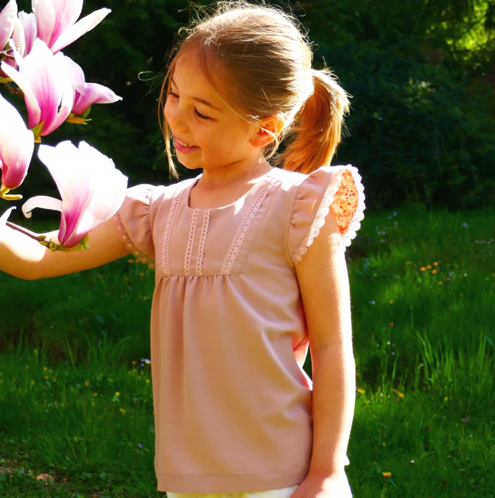 Petits D'om Oblie Blouse - Printed copy shop (+£7.00)